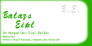 balazs eipl business card